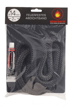 Feuerfeste Ofendichtschnur, 2 m, Ø 14 mm
